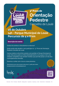  5ª Prova de Orientação Pedestre Concelho Loulé